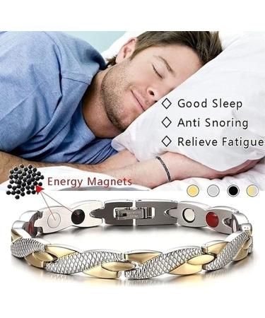 WDYY Elegant Magnetic Therapy Bracelet for Weight Loss & Fatigue Relief - 4PCS Slimming Bracelet for Men & Women - Buy Online on GoSupps.com