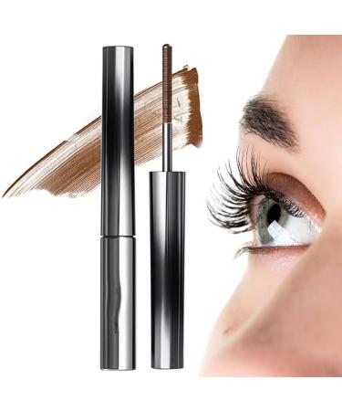 Jade Rosebury Iron Wand Mascara Sarenetee Iron Wand Mascara Styledchic Iron Wand Mascara Oliviablair Iron Wand Mascara 3D Curling Eyelash Iron Mascara Non-Clumping Smudge-Proof (Brown Large) Brown 3.5 ml (Pack of 1)
