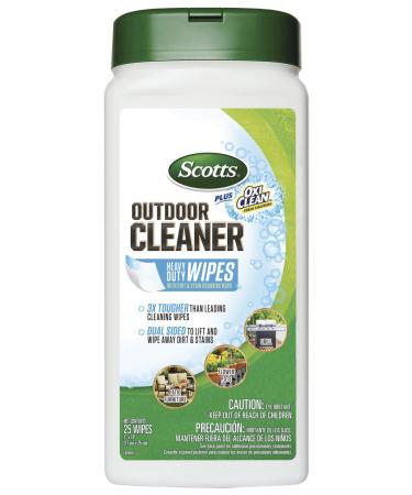 Scotts Outdoor Cleaner Plus OxiClean Heavy Duty Wipes 1 Count (Pack of 1)