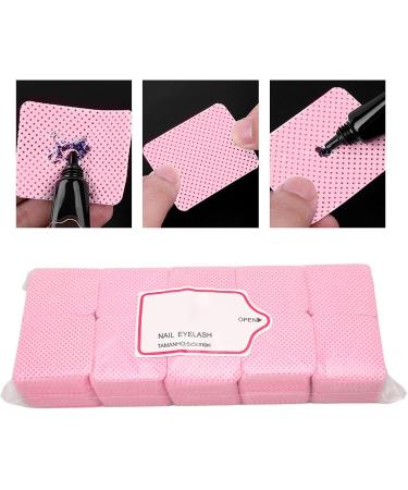  Sorandy Sorandy Lint Free Nail Wipes Soft Nail Polish Remover Pad for Cleaning Mouth Eyelash Glue Bottle 1000pcs Pink - Buy Online on GoSupps.com
