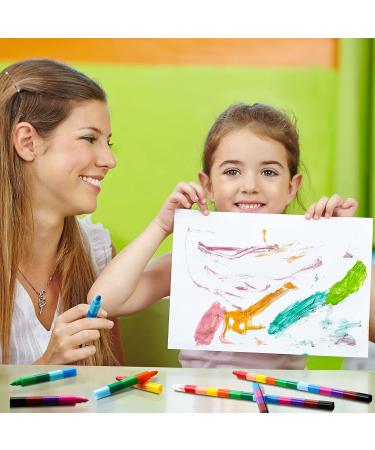 Leinuosen Stacking Crayons - 12 Buildable Colors for School & Office Supplies - Buy Online on GoSupps.com