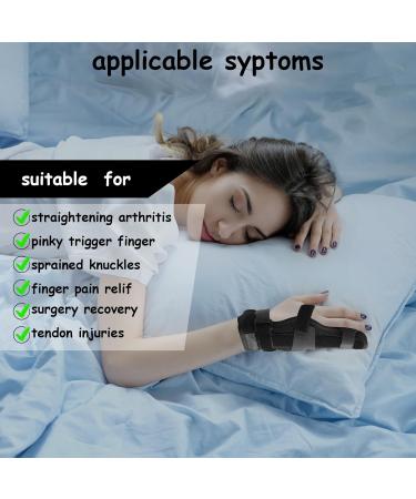 Adjustable DSL SQD Finger Rail for Ring & Small Fingers - Metacarpal Support for Boxer Fractures & Arthritis - Medium Hand Size - Buy Online on GoSupps.com