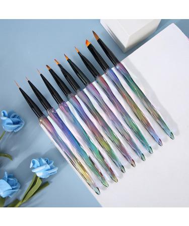 9PC Nail Art Kit: Pens Brushes Dots & Marking Tools for DIY Designs - Buy Online on GoSupps.com
