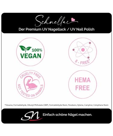 Buy SN SCHNELLAC Cloud 9 UV Nail Polish - White Opaque Vegan Gel HEMA Free 10ml | International Shipping Available - Buy Online on GoSupps.com