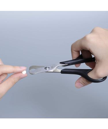 ALLEX Small Pill Splitter Scissors - No1 Tablet Cutter Japan Made | Black, Up to 0.31 Inch Diameter - Buy Online on GoSupps.com