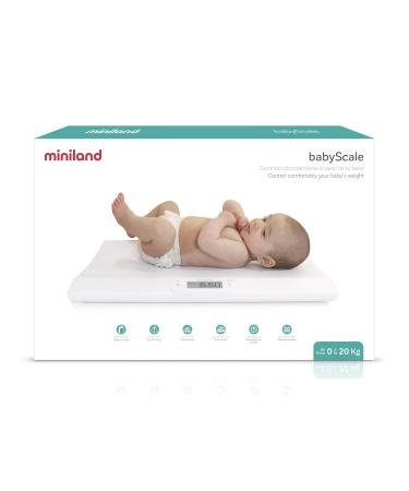 Miniland Easy to Use Baby Scale - Reliable & Accurate Baby Weight Measurement | International Shipping - Buy Online on GoSupps.com