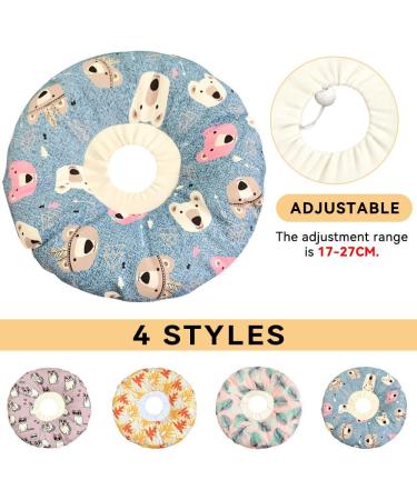 Kytpyi Halskrause Cat Collar - Adjustable Stain-Resistant (17-27cm) Waterproof Cotton for Cats & Dogs Blue Bear Design - Buy Online on GoSupps.com