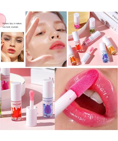 Sitovely 4PCS Hydrating Lip Oil Moisturizing Lip Oil Non-Sticky Gloss Lip Balm Fruit Flavored Lip Glow Oil Lip Gloss No-Sticky Gloss Lip Balm Lip Care Tinted Lip Oil - Buy Online on GoSupps.com