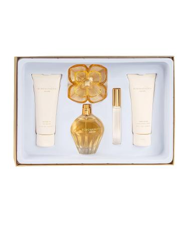 BCBGMAXAZRIA Bon Chic 4 Piece Fragrance Giftset for Women - (3.4oz/100ml EDP Perfume + 3.4oz/100ml Body Lotion + 3.4oz/100ml Shower Gel + 10ml EDP Rollerball) Orange Raspberry Vanilla 3.4 Fl Oz (Pack of 1) - Buy Online on GoSupps.com