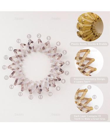 Set of 7 Bird Nest Magic Hair Bun Clips - Hairpin Curling Clips for Women and Girls, Thin Hair Styling Accessories| AUEAR - Buy Online on GoSupps.com