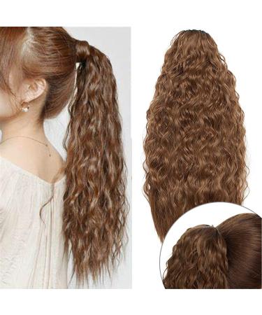 SEGO Light Brown Hairpiece Bun Extensions - Wavy Ponytail & Updo Hair Band for Effortless Style - Buy Online on GoSupps.com