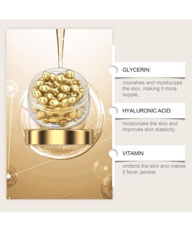 S rum anti- ge l'acide hyaluronique et la vitamine E pour le visage. Hydratation intense cible les ridules lifting des rides et essence raffermissante (30 capsules) - Buy Online on GoSupps.com