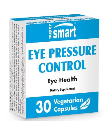 Supersmart - Eye Pressure Control - with Bilberry Extract Standardized to 36% Anthocyanins - Natural Eye Health & Anti Aging Supplement | Non-GMO & Gluten Free - 30 Vegetarian Capsules