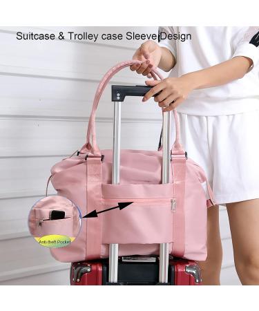 JSAHAH Women's Black Tote Travel Duffel Bag | Carry-On Luggage & Gym Sports Bag - Buy Online on GoSupps.com