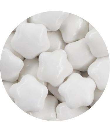 EinsSein 0.5kg Chocolate Stars - White Glossy Dragees for Christmas, Baptism, Wedding - Alternative to Sugared Almonds & Hearts - Buy Online on GoSupps.com