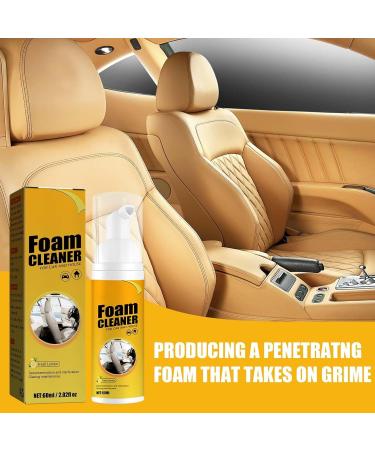 Car Foam Cleaner Spray Purpose Foam Cleaner Car seat Stain Remover Upholstery Cleaner for car Seats Car interior Cleaners Foam Cleaner for car and House.(2pcs) - Buy Online on GoSupps.com