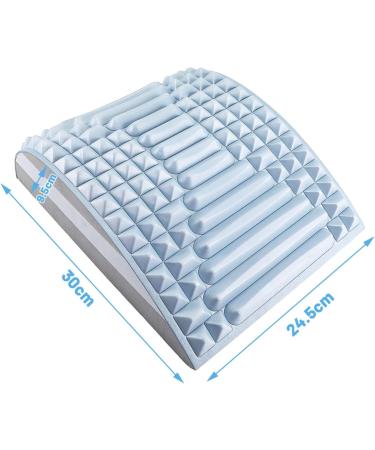 Royouzi 2-in-1 Back Extensor & Neck Extension | Orthopedic Lumbar Pillow for Back & Neck Pain Relief - Blue - Buy Online on GoSupps.com