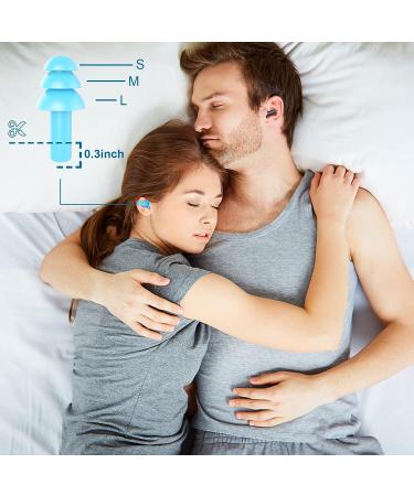 AMMON Silicone Ear Plugs 12 Pairs | Reusable Moldable Earplugs for Sleeping, Snoring, Swimming, and Noise Cancelling | 22dB Highest NRR | Colorful - Buy Online on GoSupps.com