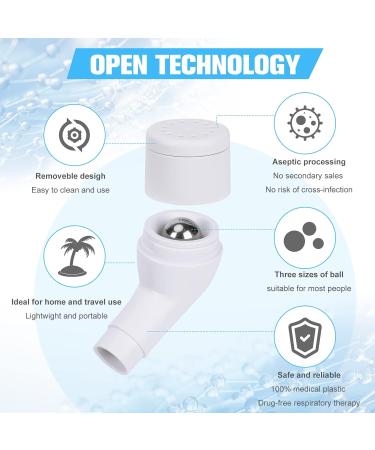 Breathing Exercise Device for Lungs - Drug-Free Lung Exerciser with Steel Balls for Mucus Relief & Phlegm Clearance - Shop Now - Buy Online on GoSupps.com