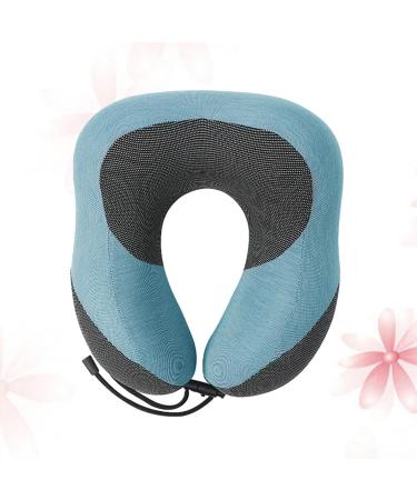 Ultechnovo Neck Pad Set - 2-Piece Flight Neck Pillow & Car Cushions - Comfortable Travel Support for Airplanes & Cars - Blue 28x25cm - Buy Online on GoSupps.com