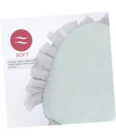 Buy Hemoton Reversible Bath Gloves - Exfoliate with Loofah Shower Mitts | Light Grey | International Shipping - Buy Online on GoSupps.com