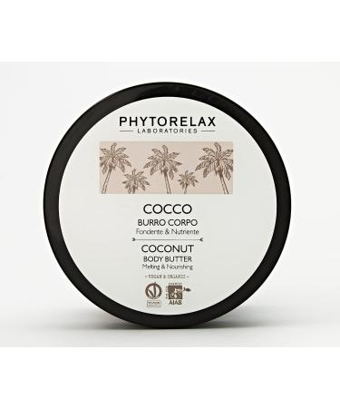 Phytorelax Vegan & Organic Coconut Body Butter 250 ml - Natural Moisturizer for Soft Skin | Worldwide Shipping - Buy Online on GoSupps.com