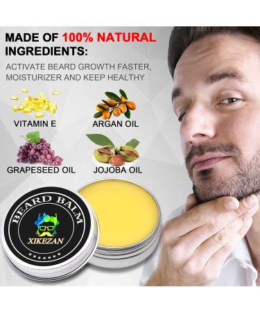 Ultimate Beard Growth Kit - 9 Essential Items for Men | Grooming Set with Oil, Roller, Wash & More | Perfect Christmas Gift for Dad - Buy Online on GoSupps.com