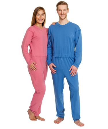 SUPRIMA nursing overalls cornflower long sleeve - size L - 1 piece