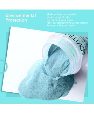 Dipping Powder Nails Set - Aokitec Sky Blue 28g | DIY & Salon French Nail Art | Top Quality Dipping Nail Powder - Buy Online on GoSupps.com