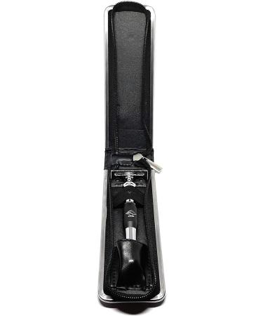 Shiro Safety Razor - Long Handle Double Edge Blade for Traditional Shaving | Classic Vintage Style with Travel Case - Shop Now! - Buy Online on GoSupps.com