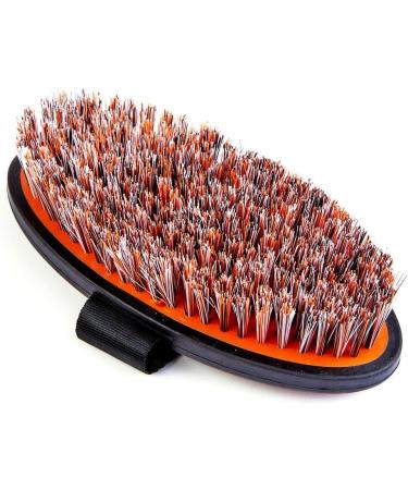 Shires 1405 Ezi-Groom Small Body Brush: Orange - Buy Online on GoSupps.com