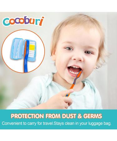 Buy Dinosaurs 4-Piece Kids Toothbrush Set - Travel Set with Cup Cap & Carry Bag - Fun & Functional Oral Care - Buy Online on GoSupps.com