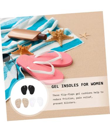 NOLITOY Forefoot Pad Stickers | 12 Pairs Gel Insoles & Toe Protectors for Flip-Flops & Sandals | Non-Slip Foot Protection - Buy Online on GoSupps.com