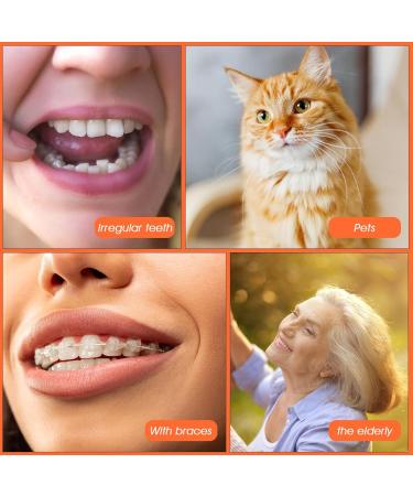 Buy Ouligay 4-Piece Soft Tuft Toothbrush Set for Braces - Effective Cleaning for Tooth Gaps - International Shipping Available - Buy Online on GoSupps.com