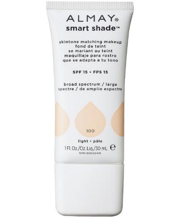 Alm Ss Mkup 100 Skntn Lgh Size 1 Almay Smart Shade Skintone Matching Makeup Light 100 1oz