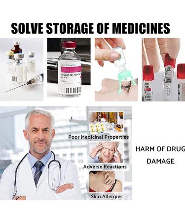 Insulin Cooler Refrigerated Box Portable Car Refrigerated Travel Case Keeping Cooling 2-8 Built-in Rechargeable Lithium Battery for Diabetic Medication Organizer Champagnegold-220V-Battery*1 - Buy Online on GoSupps.com