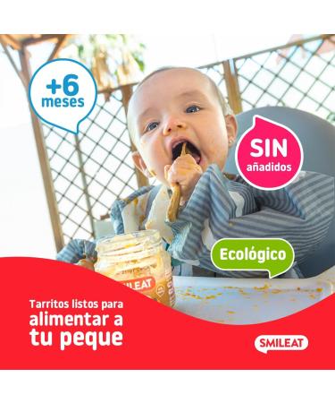 Smileat Eco-Friendly Pot Apple Orange and Carrot Natural Ingredients for Babies from 4 Months 130g - Buy Online on GoSupps.com