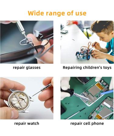 NUTJAM 120 PCS Eyeglass Repair Kit - Universal Tool for Glasses, Sunglasses, Jewelry, Watches - Includes Tiny Screws, Nuts, Screwdrivers for Precision Repair - Buy Online on GoSupps.com