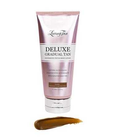 Loving Tan Deluxe Gradual Tan (Dark) - Buildable & Natural Sun-Kissed Glow - Buy Online on GoSupps.com