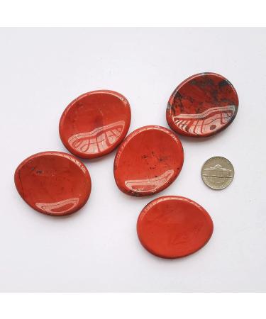 Manekieko Natural Red Jasper Water Drop Worry Stone | Chakra Healing Stress Relief & Reiki Crystal Palm Stone - International Shipping Available - Buy Online on GoSupps.com