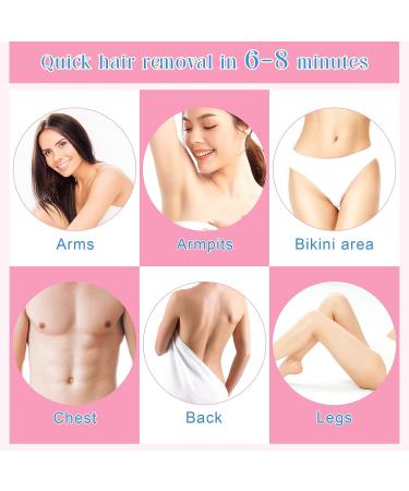 Intimate Hair Removal Cream for Women and Men - Effective & Painless Depilatory Cream for Private Areas, Bikini, Body, Legs, Underarms - All Skin Types - 60g - Buy Online on GoSupps.com