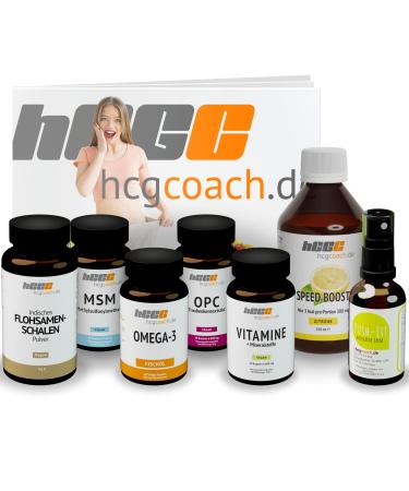 HCGC The original base package with push-it activator spray |Original Speedboost beverage concentrate |30 days of nutritional supplements |21 days of metabolic cure + 9 days for free |(Lemon)