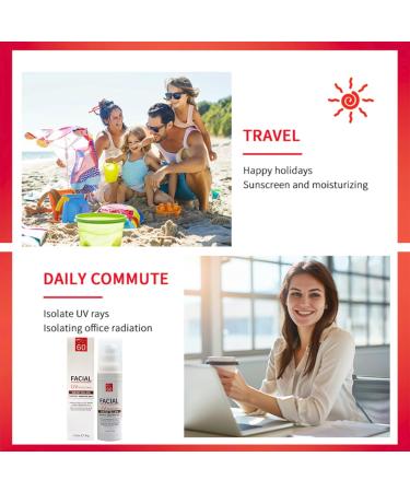 Tinted Sunscreen Spf 60 UV Protection - Face Sun Cream Spf 60 - Spf 60 Face Moisturiser - Sun Cream for Women - Refreshingly Non - Sticky Moisturization - Sunscreen for Even Skin Tone - Buy Online on GoSupps.com