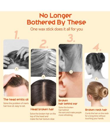 Shop Hair Wax Stick for Kids - No-Greasy Styling Gel with Built-In Comb | Long Lasting & Portable Baby Hair Gel | 0.7oz - Buy Online on GoSupps.com