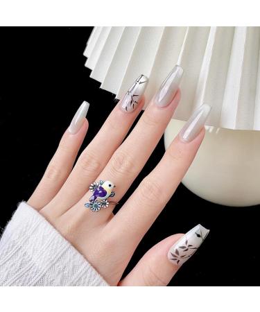 Wearing nails handcrafted manicures fake nail patches light bulbs hand-painted bamboo trimmers and Chinese style manicures(S) - Buy Online on GoSupps.com