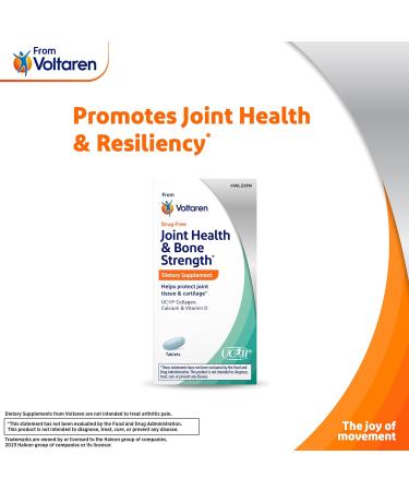 Voltaren Joint Health Supplement with UC-II Collagen Calcium & Vitamin D 30 Count for Healthy Aging - Buy Online on GoSupps.com