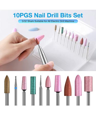 ZEJIANG Ceramic Nail Drill Bits - Manicure Pedicure Tool Replacement Head - Buy Online on GoSupps.com