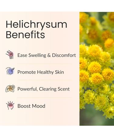 Vitality Extracts Helichrysum Essential Oil 30ml - Aromatherapy for Skin Care Stress Relief & Aches | International Shipping - Buy Online on GoSupps.com