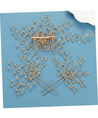 Angoily 1 Set Bridal Headwear Pearl Hair Clip Wedding Hair Side Comb Bridal Hair for Wedding Pearl Decor Wedding Decoration European and American Rhinestones Hair Comb Bride - Buy Online on GoSupps.com