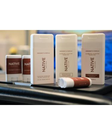Native Kit Travel Coconut & Vanilla - Shampoo Conditioner Body Wash & Deodorant Pack of 4 | 3 Fl Oz Each | International Shipping Available - Buy Online on GoSupps.com